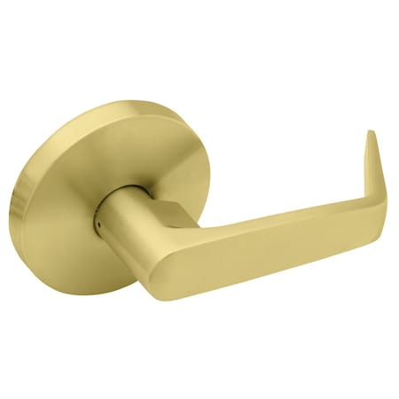 Falcon Grade 2 Double Dummy Cylindrical Lock, Non-Keyed, Dane Lever, Standard Rose, Satin Brass Finish W18 D 606